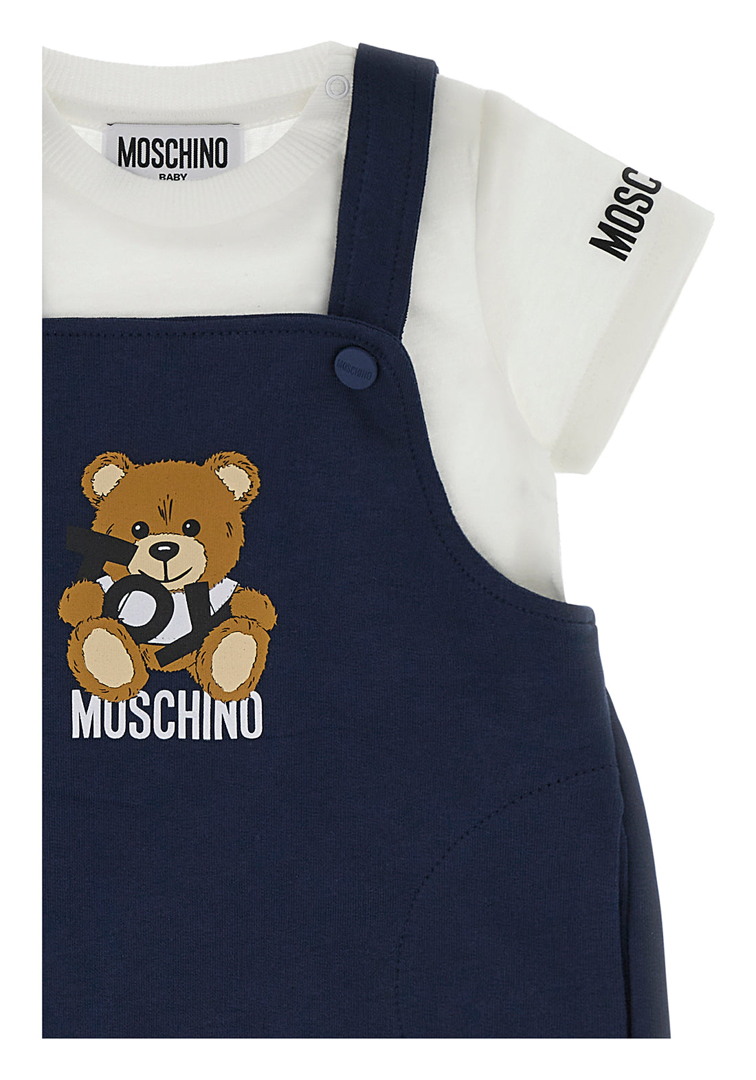 MOSCHINO SALOPETTE E T-SHIRT